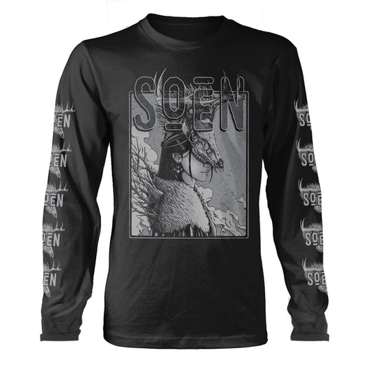 Black - Front - Soen Unisex Adult Enchantress Long-Sleeved T-Shirt