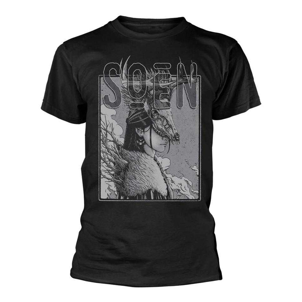 Black - Front - Soen Unisex Adult Enchantress Back Print T-Shirt