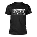 Black - Front - The Damned Unisex Adult Headshot T-Shirt