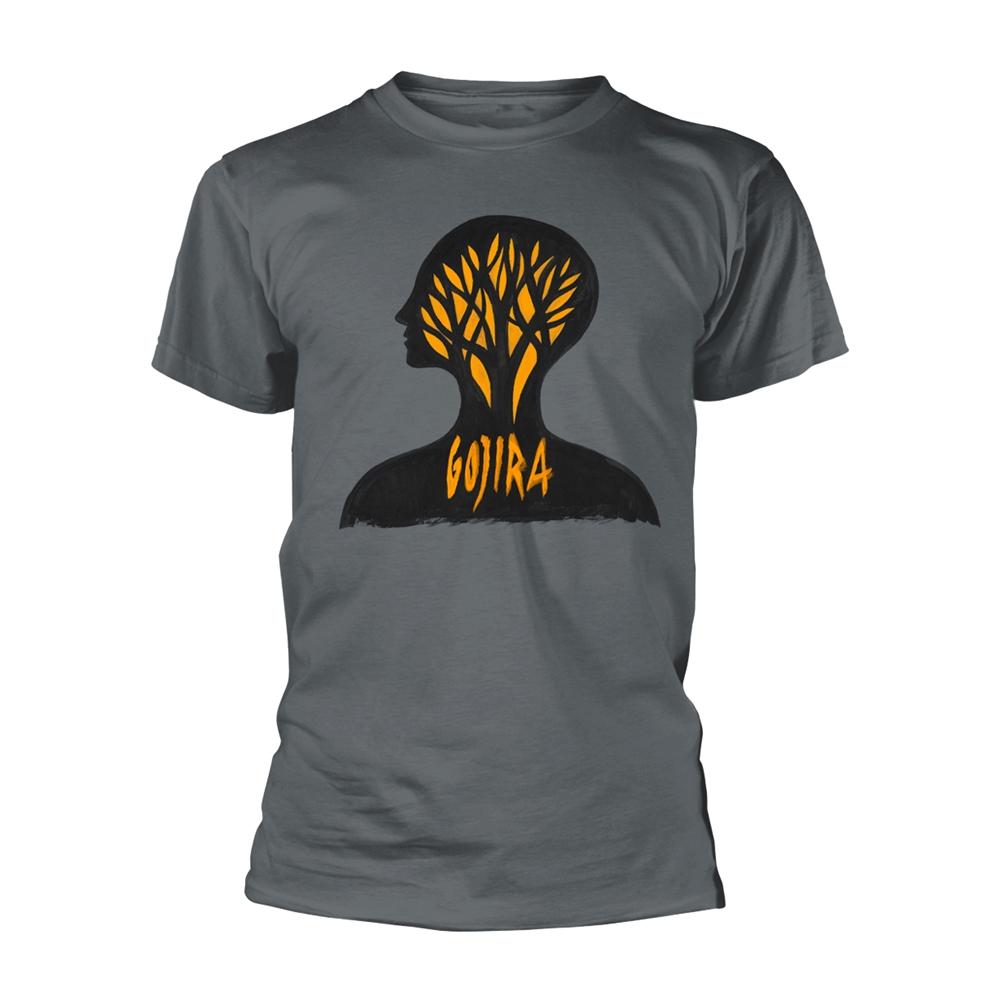 Grey - Front - Gojira Unisex Adult Headcase Organic Cotton T-Shirt