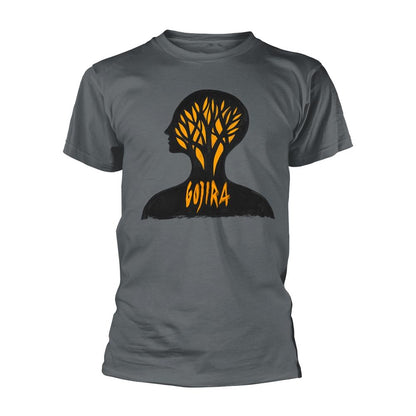 Grey - Front - Gojira Unisex Adult Headcase Organic Cotton T-Shirt