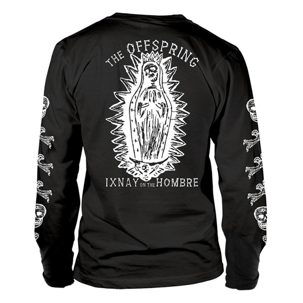 Black - Back - The Offspring Unisex Adult Ixnay On The Hombre Back Print Long-Sleeved T-Shirt