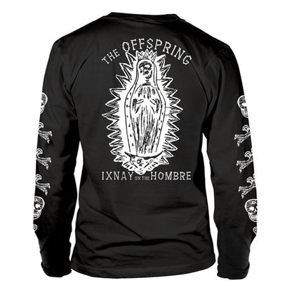 Black - Back - The Offspring Unisex Adult Ixnay On The Hombre Back Print Long-Sleeved T-Shirt