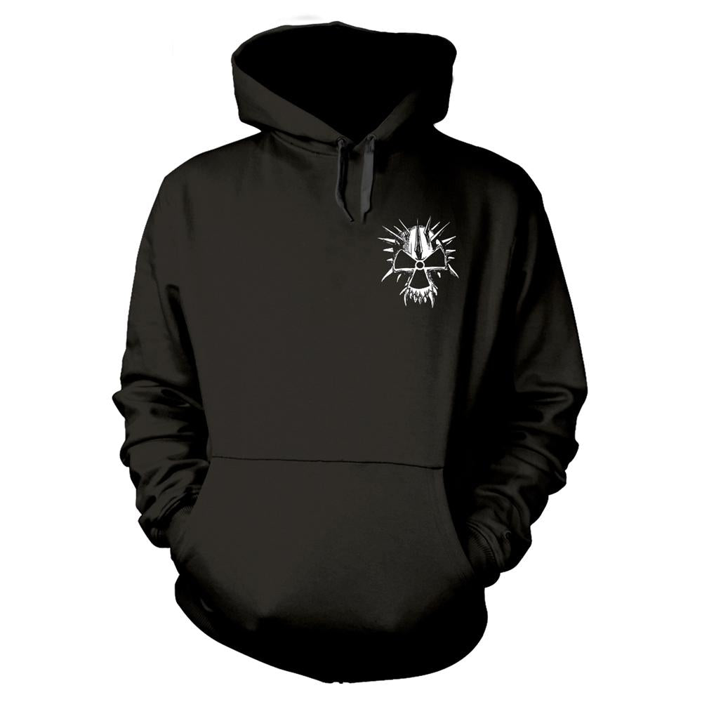 Black - Front - Corrosion Of Conformity Unisex Adult Skull Back Print Hoodie