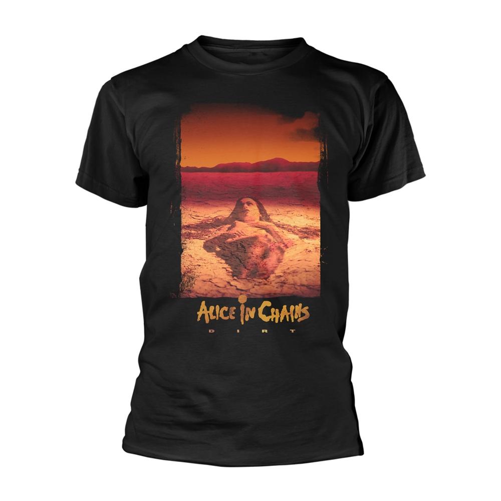 Black - Front - Alice In Chains Unisex Adult Dirt Short-Sleeved T-Shirt