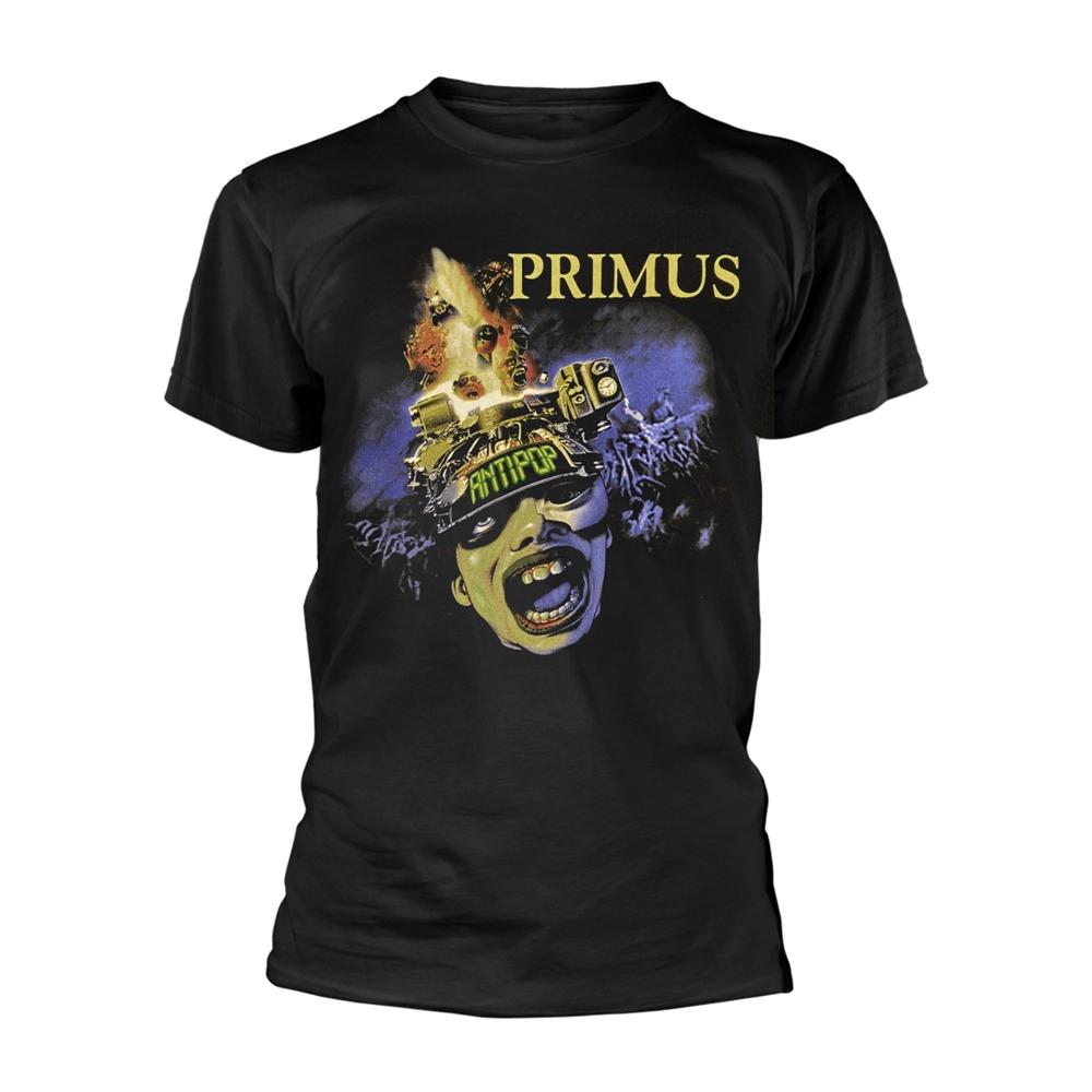 Black - Front - Primus Unisex Adult Antipop Short-Sleeved T-Shirt
