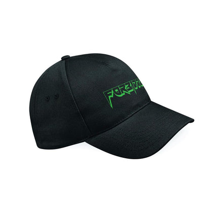 Black-Green - Front - Forbidden Logo Baseball Cap