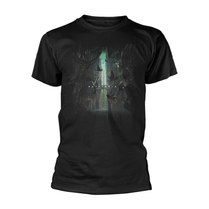 Black - Front - Katatonia Unisex Adult Sky Void T-Shirt