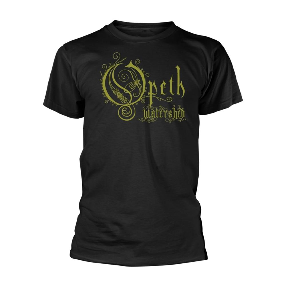 Black - Front - Opeth Unisex Adult Watershed T-Shirt