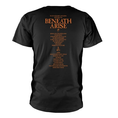Black - Back - Cavalera Unisex Adult Beneath Arise T-Shirt