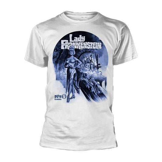 White - Front - Plan 9 Unisex Adult Lady Frankenstein T-Shirt