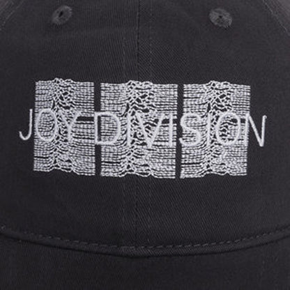 Grey - Lifestyle - Joy Division Embroidered Logo Cap