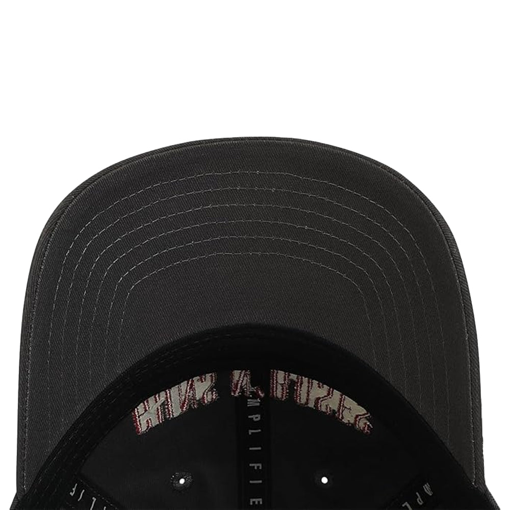 Grey-Red - Side - Guns N Roses Embroidered Logo Cap