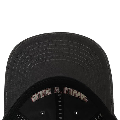 Grey-Red - Side - Guns N Roses Embroidered Logo Cap
