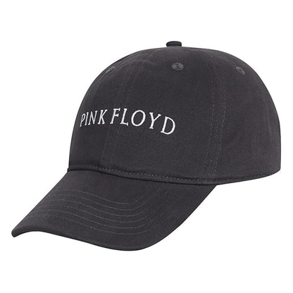 Grey - Side - Pink Floyd Embroidered Logo Cap