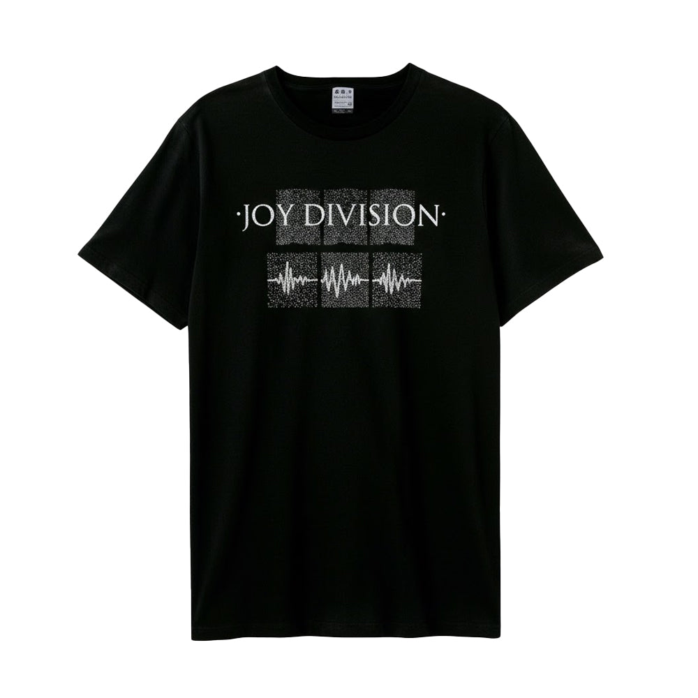 Grey - Front - Joy Division Unisex Adult Logo T-Shirt