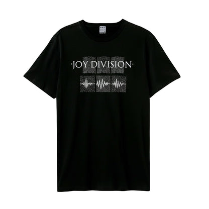 Grey - Front - Joy Division Unisex Adult Logo T-Shirt