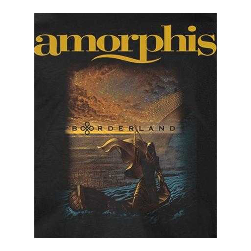 Black - Side - Amorphis Unisex Adult Borderland T-Shirt