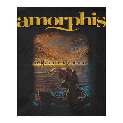 Black - Side - Amorphis Unisex Adult Borderland T-Shirt