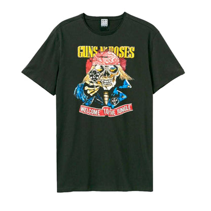 Grey - Front - Guns N Roses Unisex Adult Welcome To The Jungle T-Shirt