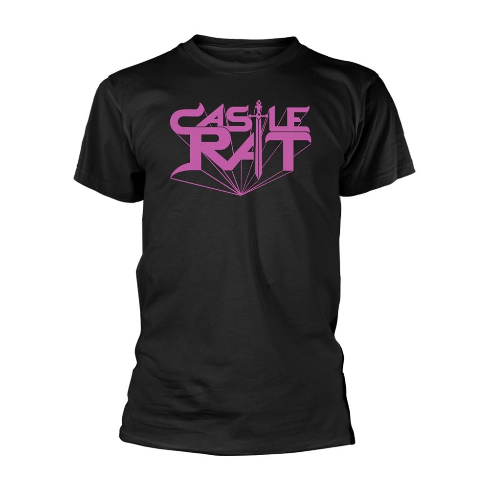 Black - Front - Castle Rat Mens Logo T-Shirt