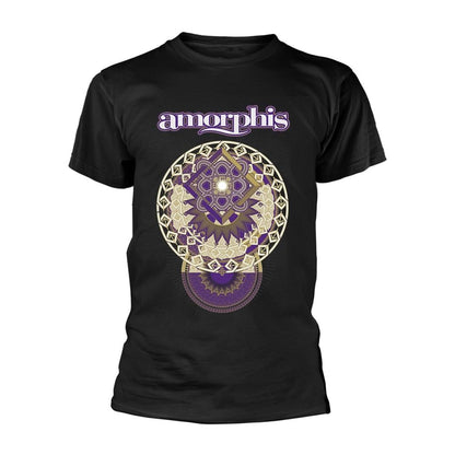Black - Front - Amorphis Unisex Adult Halo New T-Shirt