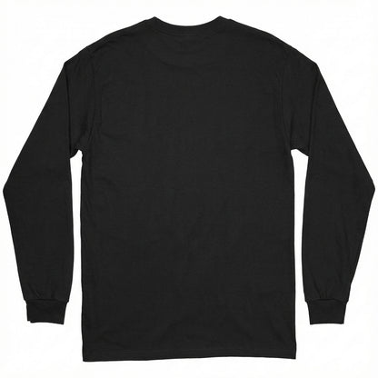Black-Red - Back - Venom Unisex Adult Logo Long-Sleeved T-Shirt