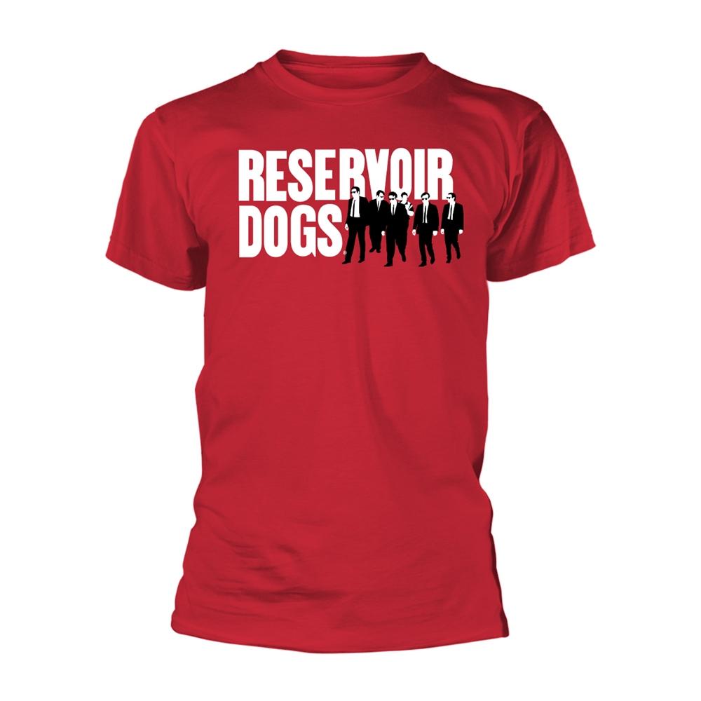 Red - Front - Reservoir Dogs Unisex Adult Silhouette T-Shirt