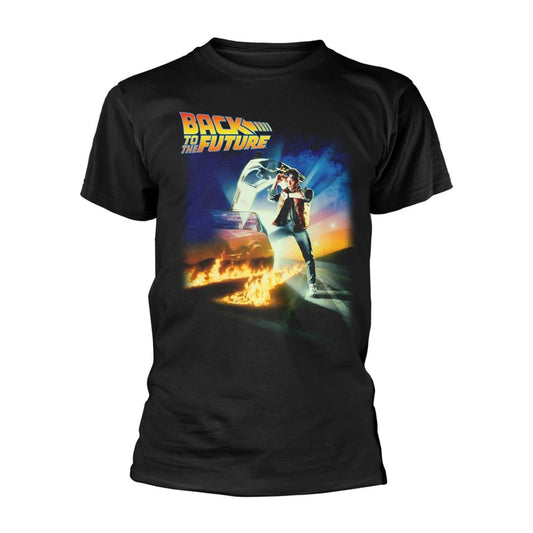 Black - Front - Back To The Future Unisex Adult Marty McFly T-Shirt