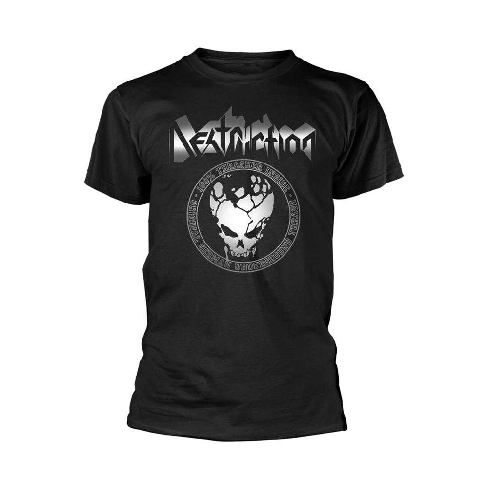 Black - Front - Destruction Unisex Adult Thrasher Tour 25 T-Shirt