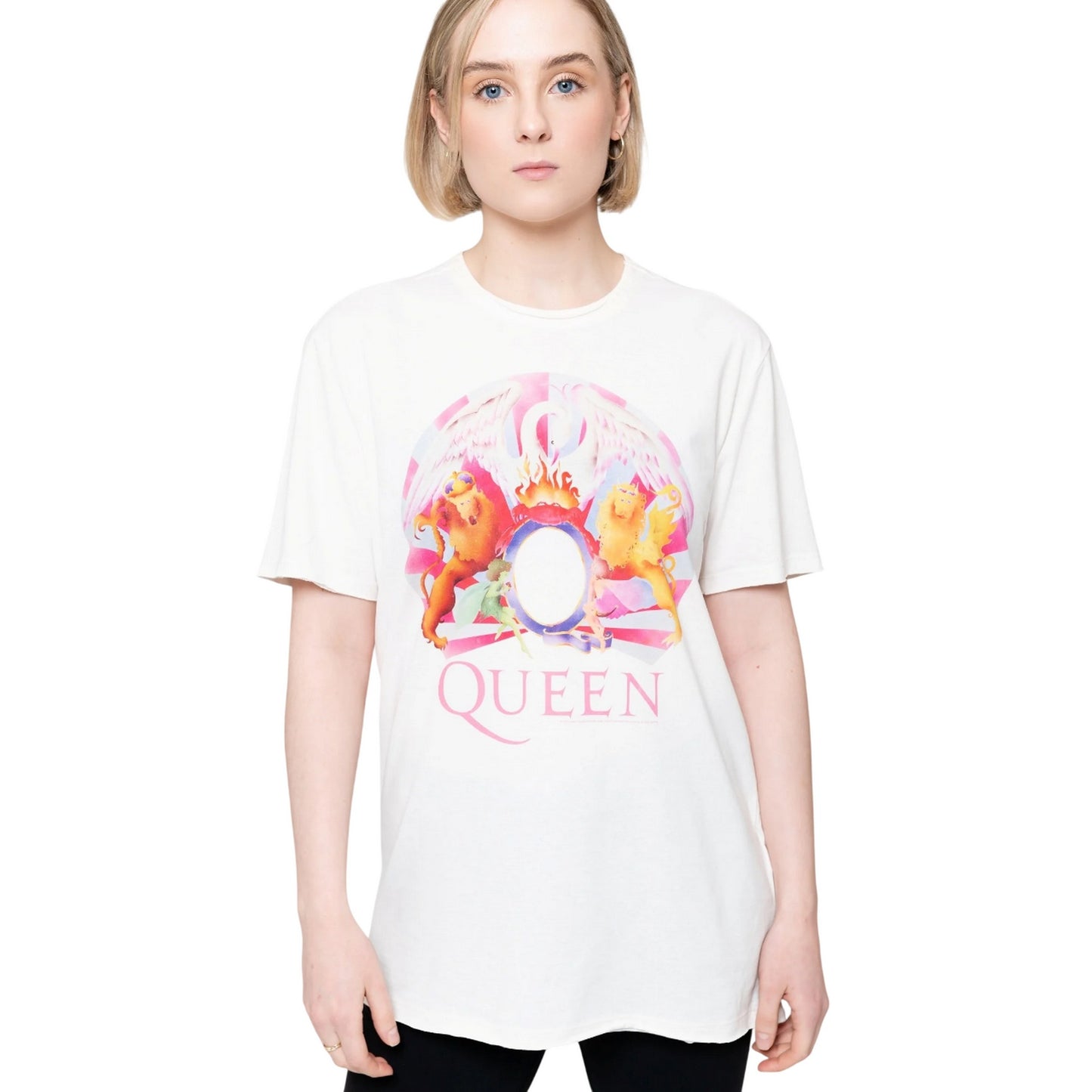 White - Side - Queen Unisex Adult A Night At The Opera T-Shirt