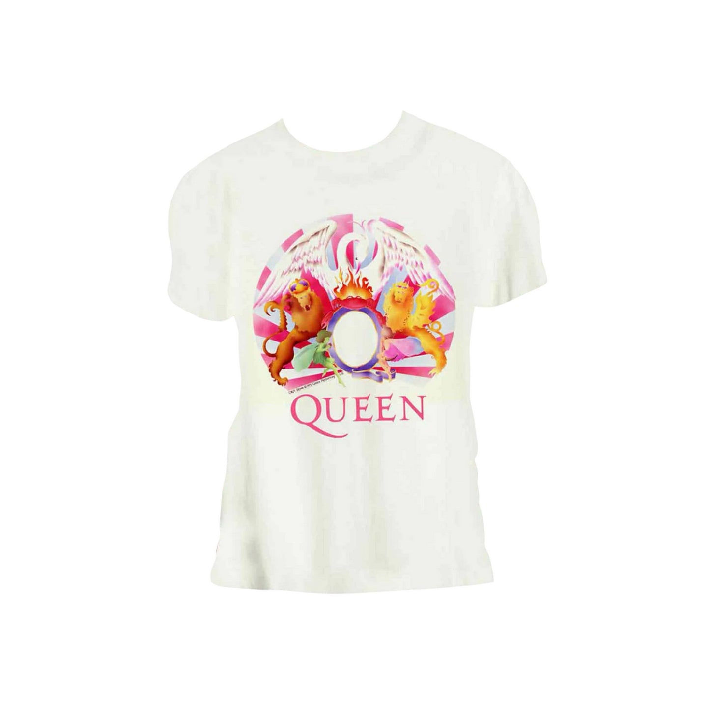 White - Front - Queen Unisex Adult A Night At The Opera T-Shirt