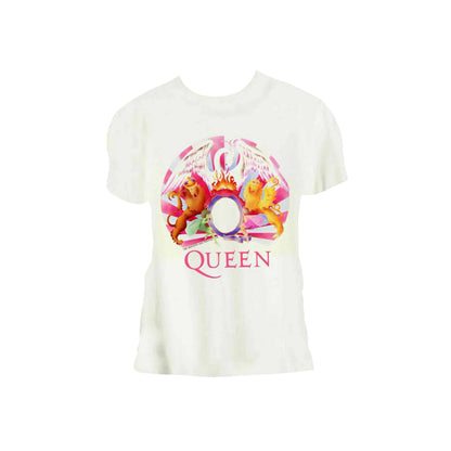 White - Front - Queen Unisex Adult A Night At The Opera T-Shirt