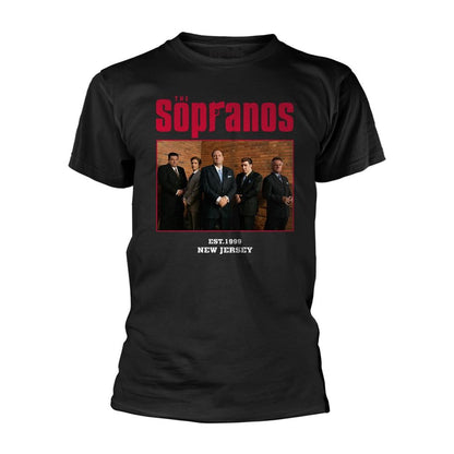 Black - Front - The Sopranos Unisex Adult EST1999 T-Shirt
