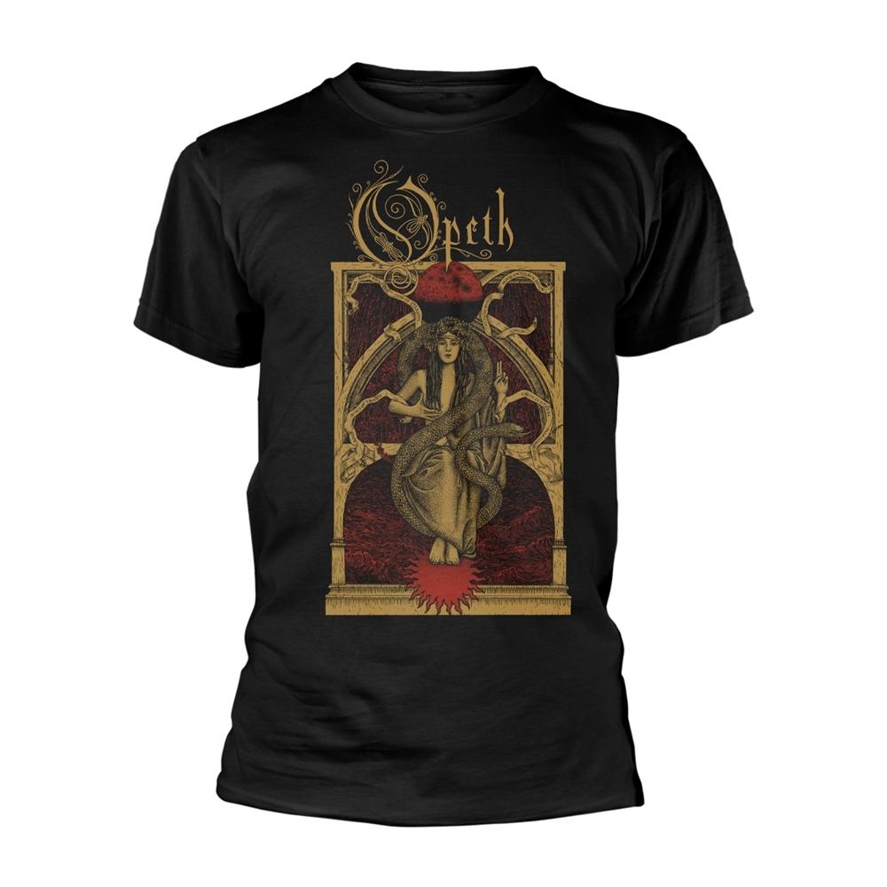 Black - Front - Opeth Unisex Adult Moon Above Sun Below T-Shirt