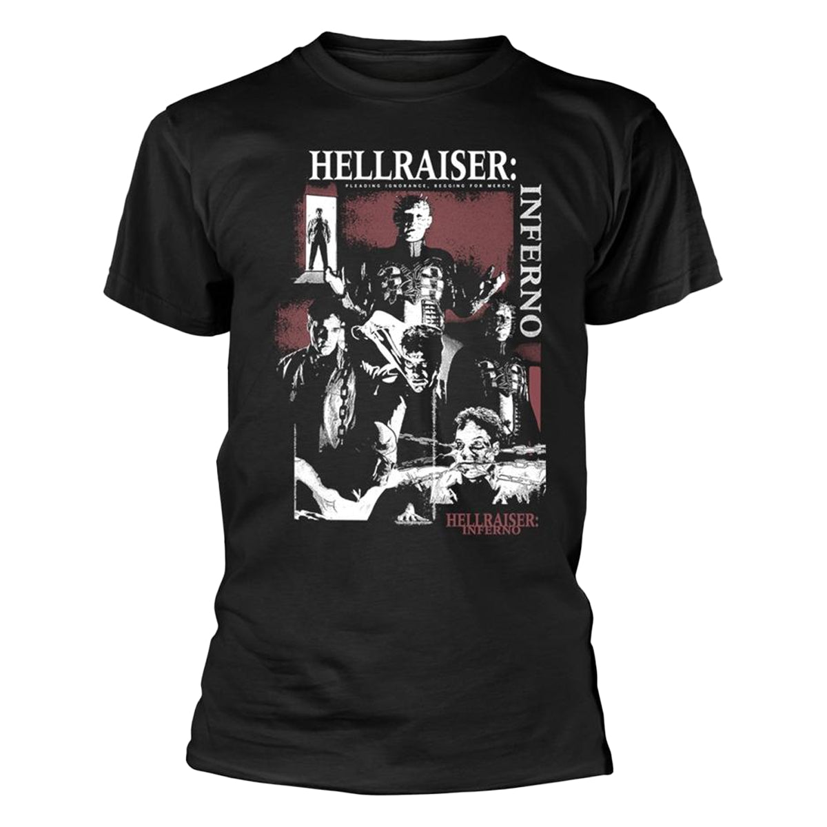 Black - Front - Hellraiser Mens Inferno T-Shirt