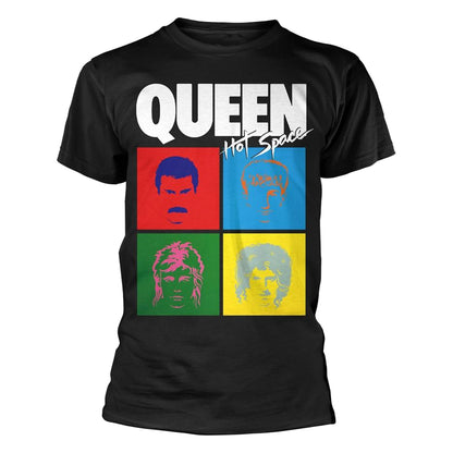 Black - Front - Queen Mens Hot Space T-Shirt