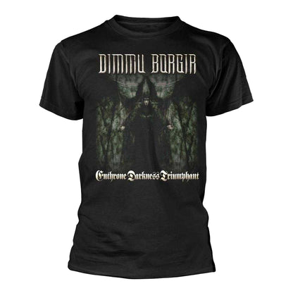 Black - Front - Dimmu Borgir Mens Enthrone Darkness Triumphant Tour 2025 Back Print T-Shirt