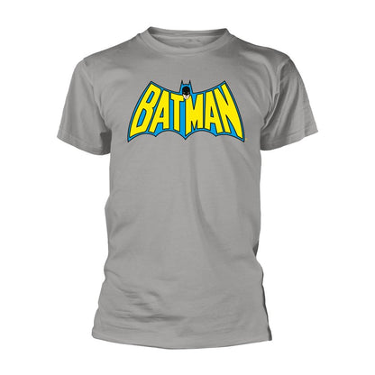 Grey - Front - Batman Unisex Adult Retro T-Shirt