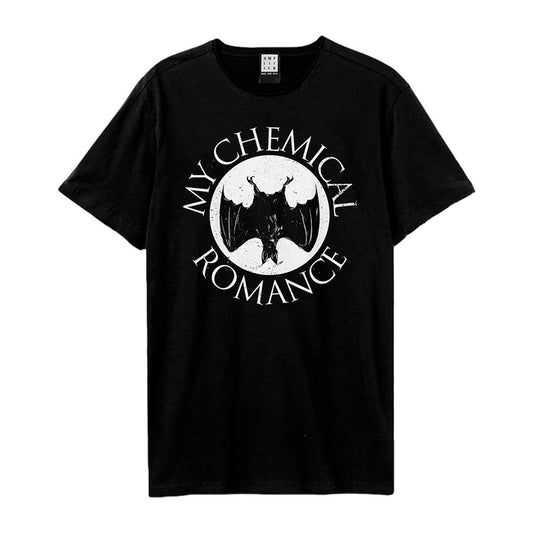 Black - Front - My Chemical Romance Unisex Adult Bat T-Shirt