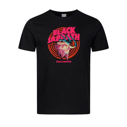 Black - Front - Black Sabbath Unisex Adult Paranoid T-Shirt