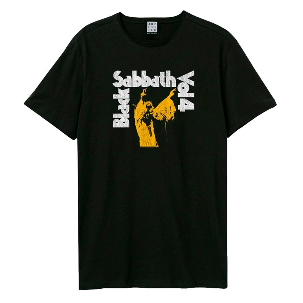 Black - Front - Black Sabbath Unisex Adult Vol 4 T-Shirt