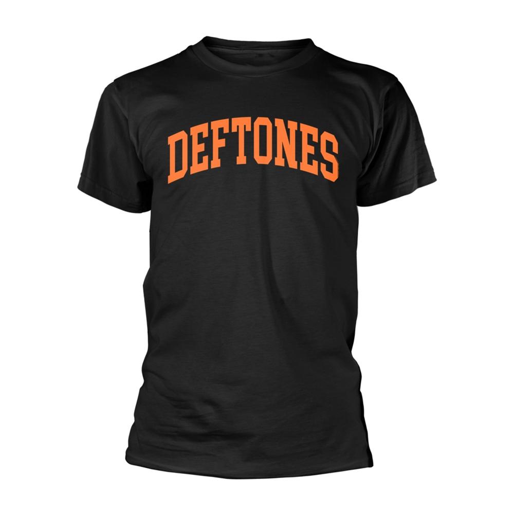 Black - Front - Deftones Mens College Softstyle T-Shirt