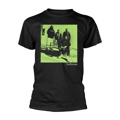 Black-Green - Front - Deftones Unisex Adult Photo Print T-Shirt