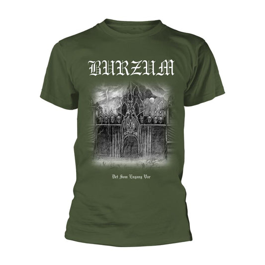 Green - Front - Burzum Unisex Adult Det Som Engang Var T-Shirt