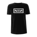 Black-White - Front - Nine Inch Nails Unisex Adult Classic Logo T-Shirt