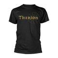 Black - Front - Therion Unisex Adult Logo T-Shirt