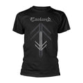 Black - Front - Enslaved Unisex Adult Rune T-Shirt