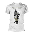 White - Front - My Chemical Romance Unisex Adult Military Ball T-Shirt