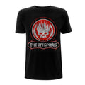 Black - Front - The Offspring Unisex Adult Distressed T-Shirt